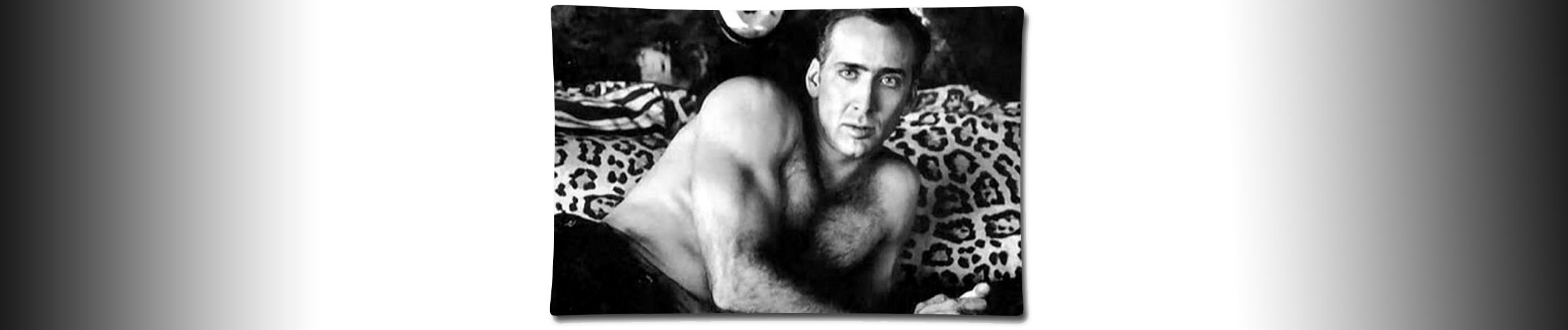 Sultry Nic Cage Pillow Cover